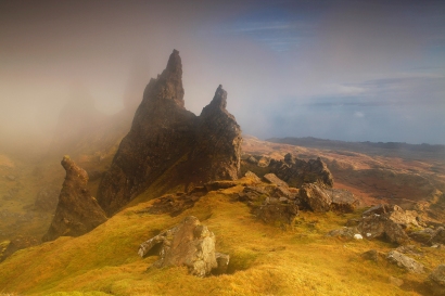 The south side of the Old Man of Storr